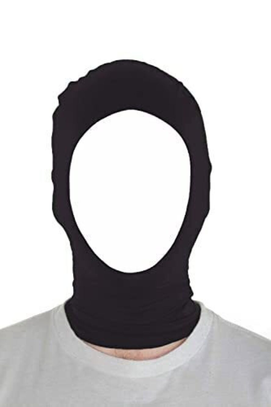 6605 and Spandex Halloween Cosplay Mask Party Open Face Hood Costume Mask